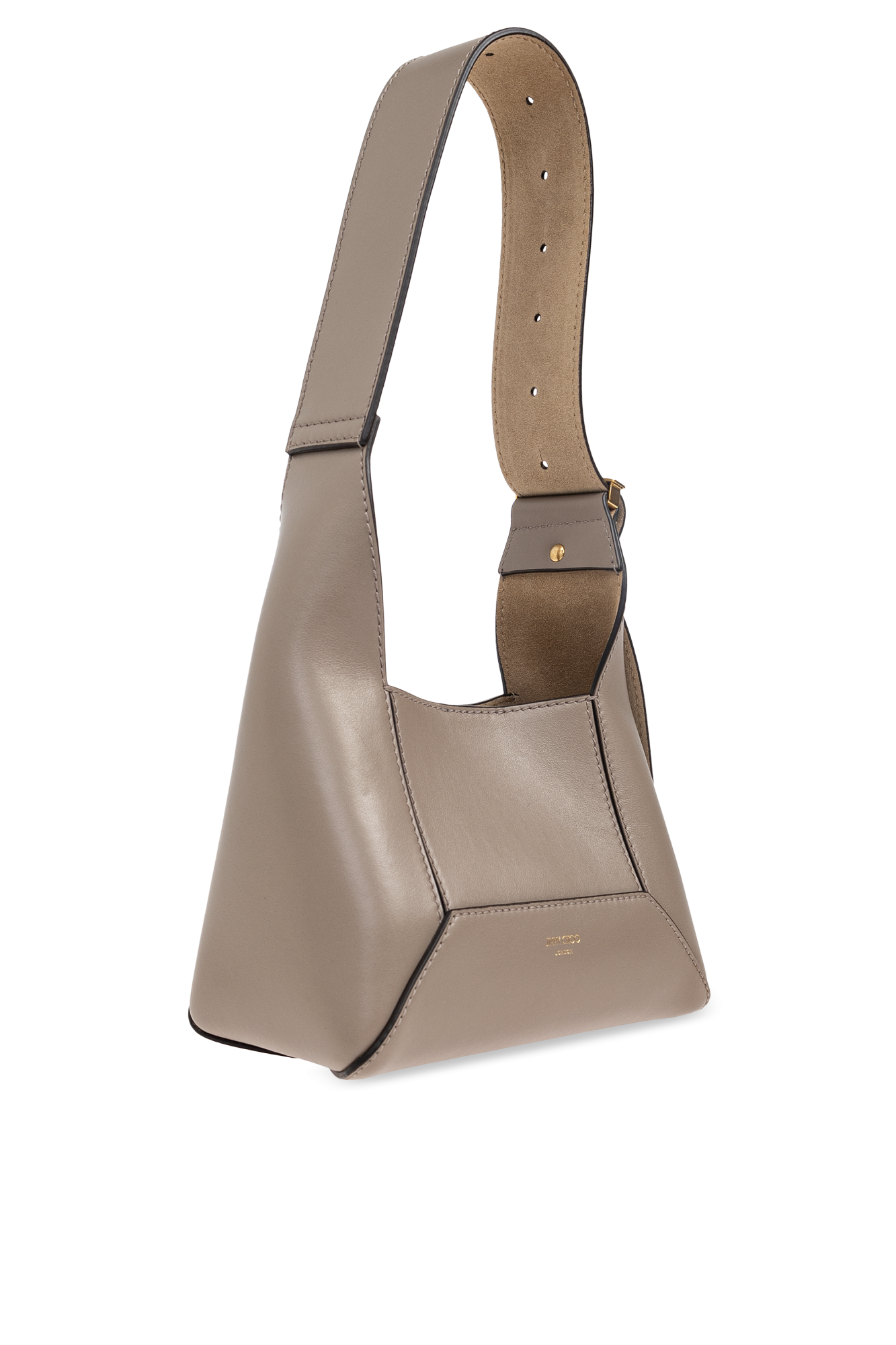 ショルダーバッグ・ポシェット JIMMY CHOO CAMEL SUEDE MEDIUM DIAMOND SHOULDER BAG Diamond Hobo/M | Coffee Suede Shoulder Bag | JIMMY CHOO